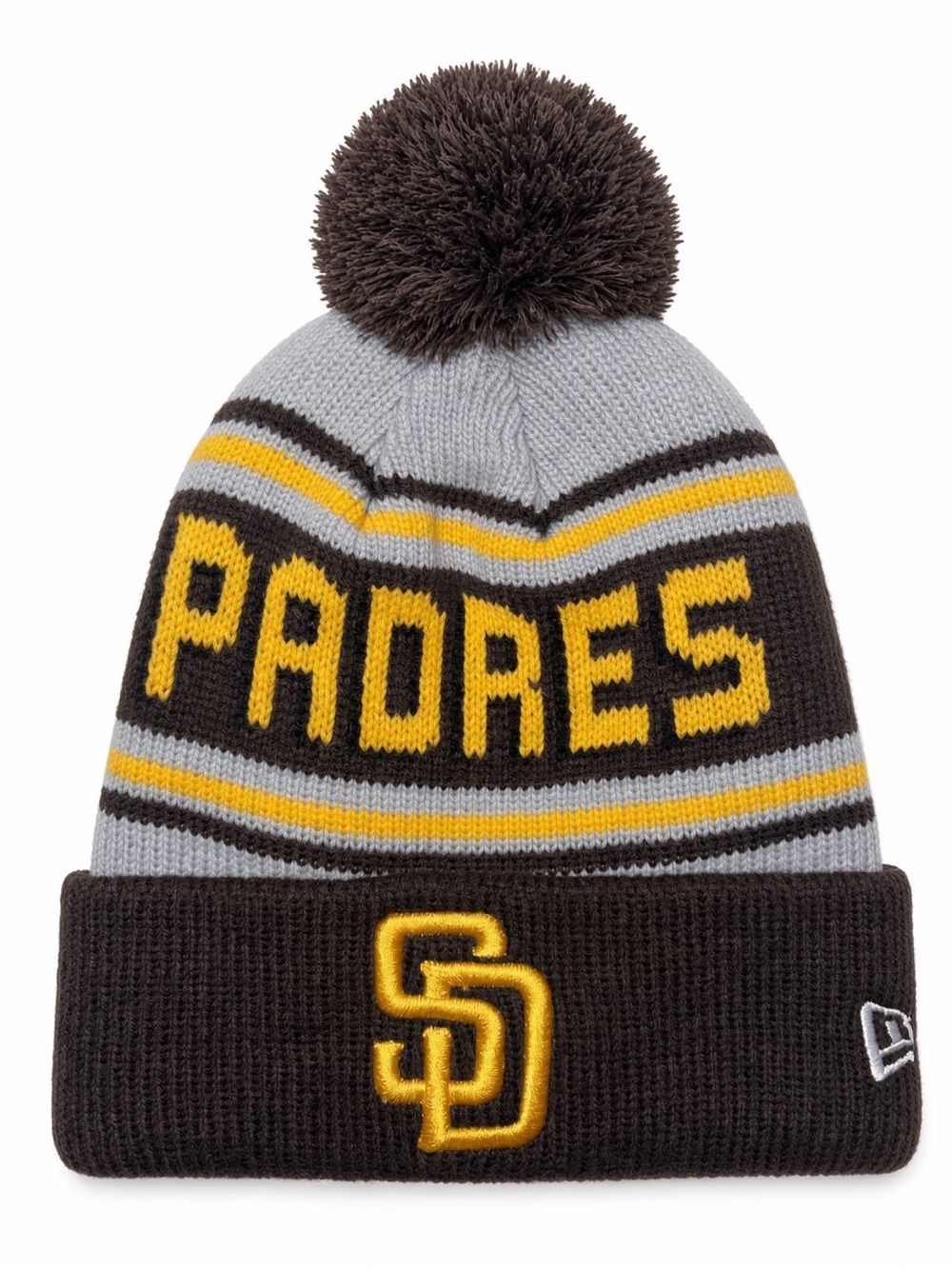 New Era San Diego Padres MLB Pom Knit Beanie One Size